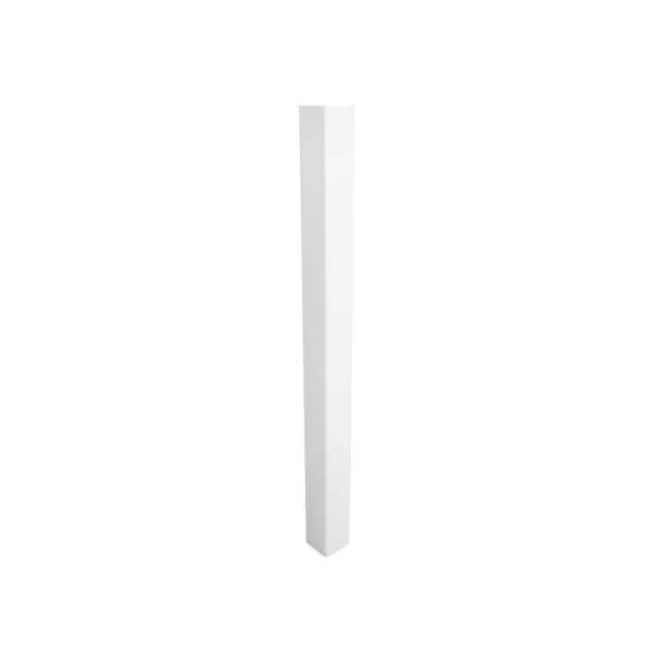 5' x 5' x 96" EZ Vinyl White Fence Post