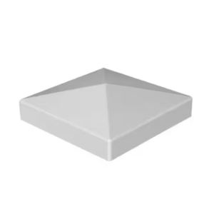 5" x 5" EZ Vinyl White Fence Cap