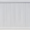 EZ white vinyl fence panel