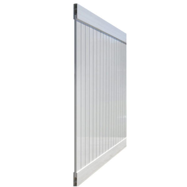 6' x 6' EZ Vinyl White Fence Panel