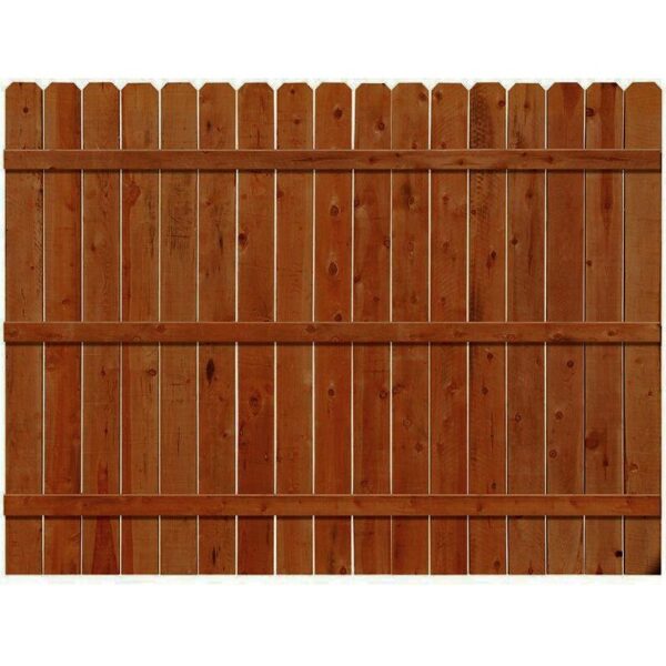 6' x 8' Red Tone Fence Panel