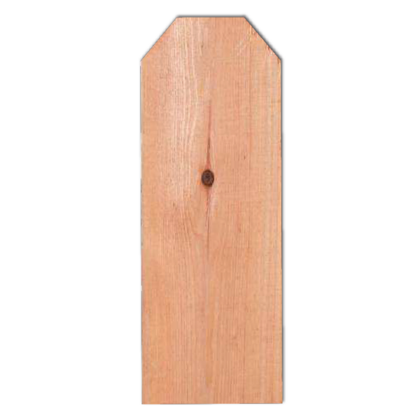 Redwood fence board