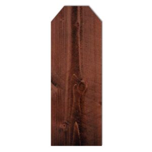 1″ x 6″ Red Tone Dog Ear Fence Board