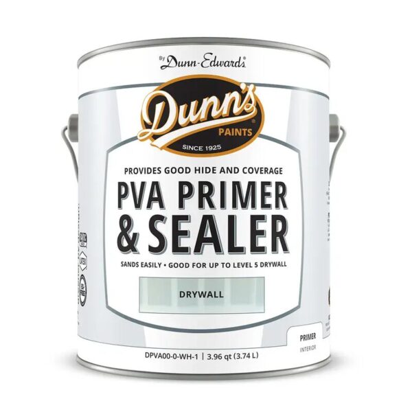 One Gallon Dunn’s Paints White PVA Drywall Primer