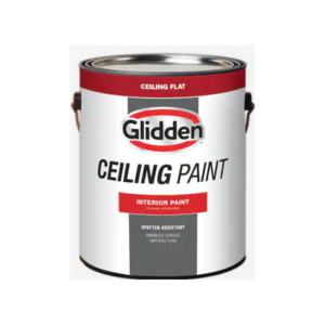 One Gallon Glidden Ceiling Interior Flat White Paint