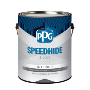 One Gallon PPG Speedhide Eggshell White Interior Paint