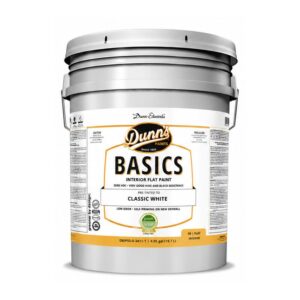 Five Gallon Dunn's Flat White Interior Paint