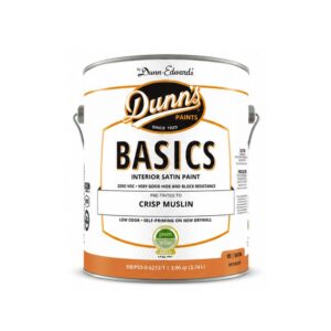 One Gallon Dunn's Satin Crisp Muslin Interior Paint