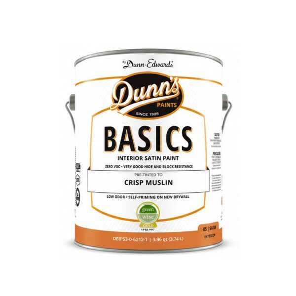 One Gallon Dunn's Satin Crisp Muslin Interior Paint