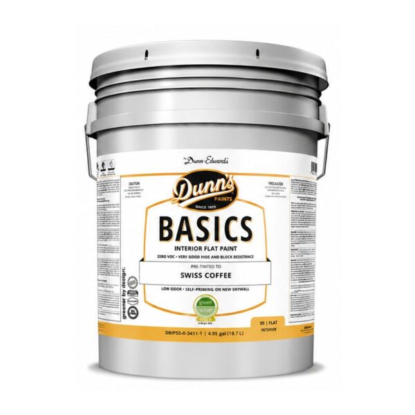 Five Gallon Dunn's Flat Swiss Coffee Interior Paint