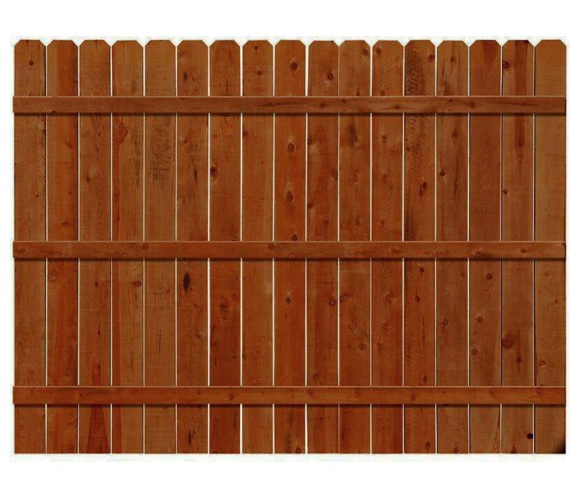 6' x 8' Red Tone Fence Panel tile
