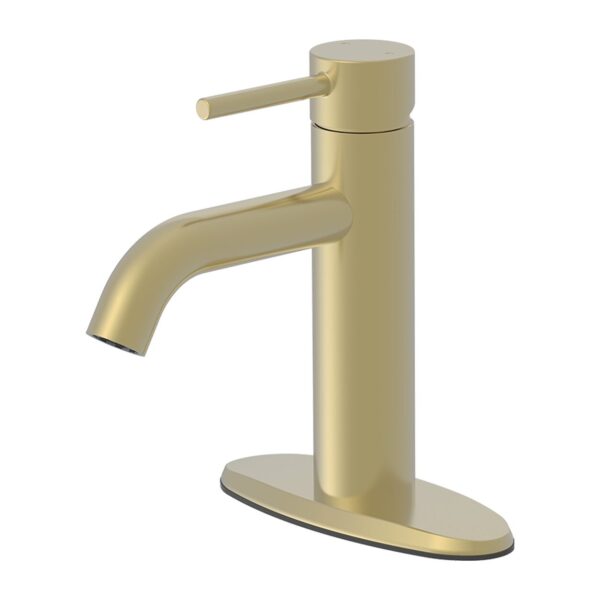 Boisdale One-Handle Bathroom Faucet In Brushed Gold