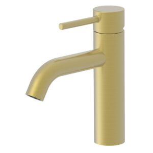 Boisdale One-Handle Bathroom Faucet In Brushed Gold no base