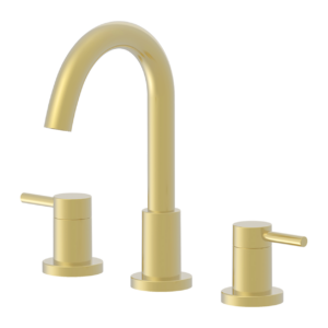 Boisdale Two-Handle Widespread Bathroom Faucet In Brushed Gold
