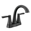 Delta Casara Two-Handle Black Bathroom Faucet