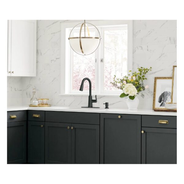 Edwyn One-Handle High Arc Pulldown Kitchen Faucet lifestyle