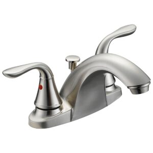 Hi Arc Two-Handle Bathroom Faucet In Brushed Nickel
