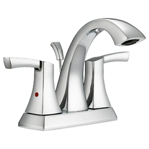 Laza Two-Handle Hi Arc Bathroom Faucet In Chrome