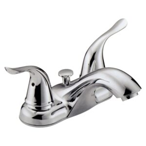 Low Arc Two-Handle Bathroom Faucet In Brushed Nickel
