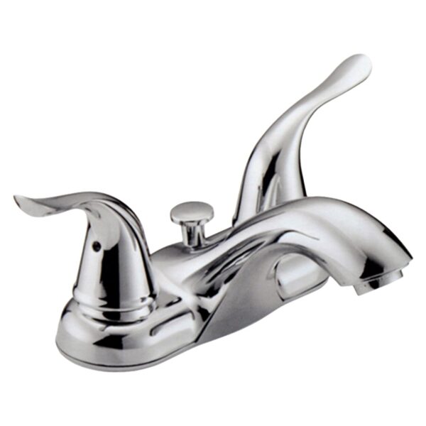 Low Arc Two-Handle Bathroom Faucet In Brushed Nickel