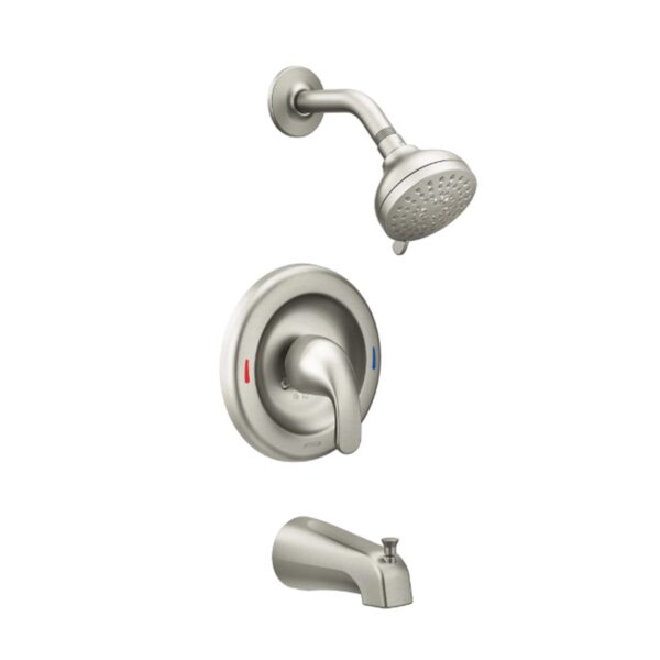Moen Adler Single-Handle Tub/Shower Faucet In Brushed Nickel