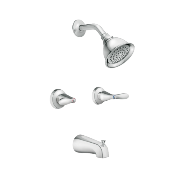 Moen Adler Two-Handle Shower Faucet In Chrome