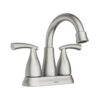 Moen Essie Two-Handle Brushed Nickel Bathroom Faucet