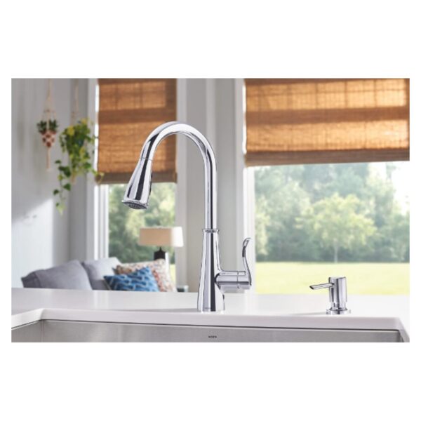 Moen Hadley Chrome Pull Down Kitchen Faucet lifestyle