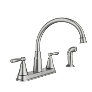 Moen Hutchinson Stainless High Arc Kitchen Faucet