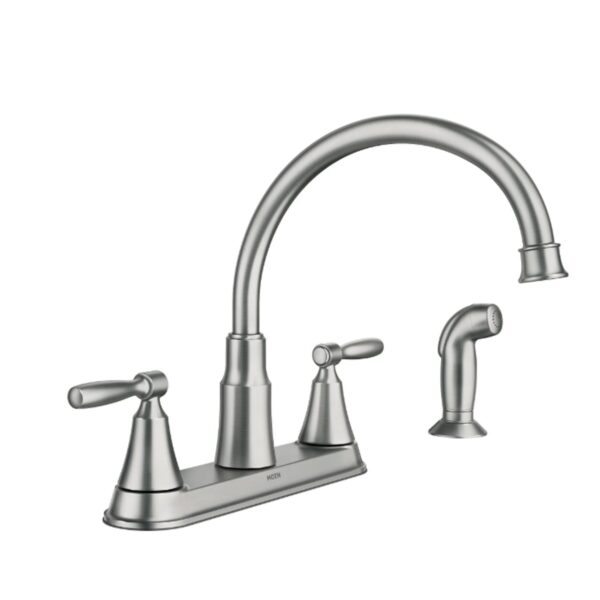 Moen Hutchinson Stainless High Arc Kitchen Faucet
