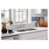 Moen Hutchinson Stainless High Arc Kitchen Faucet lifestyle