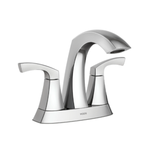 Moen Lindor Two-Handle Bathroom Faucet In Chrome