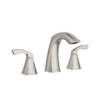 Moen Lindor Two-Handle Widespread Bathroom Faucet In Brushed Nickel