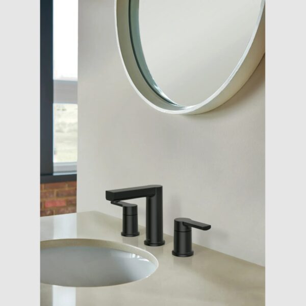 Moen Rinza Two-Handle Widespread Bathroom Sink Faucet lifestyle