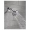 6-Spray Patterns 1.75 GPM 4.38 in. Wall Mount Fixed Shower Head in Chrome lifestyle