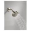 6-Spray Patterns 1.75 GPM 4.38 in. Wall Mount Fixed Shower Head in Spotshield Brushed Nickel lifestyle