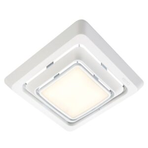 Broan Quick Installation Bathroom Exhaust Fan Grille/Cover With LED Light