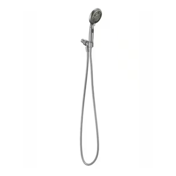 7-Spray Wall Mount Handheld Shower Head 1.8 GPM in Spotshield Brushed Nickel