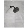 8-Spray Patterns 1.75 GPM 5.94 in. Wall Mount Fixed Shower Head in Matte Black