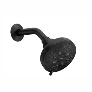 Moen Hydro Energetix 8-Spray 4.75" Fixed Shower Head in Matte Black