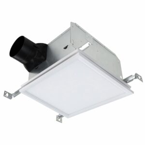 110 CFM Bath Fan With Modern LED Light & Humidity Sensor