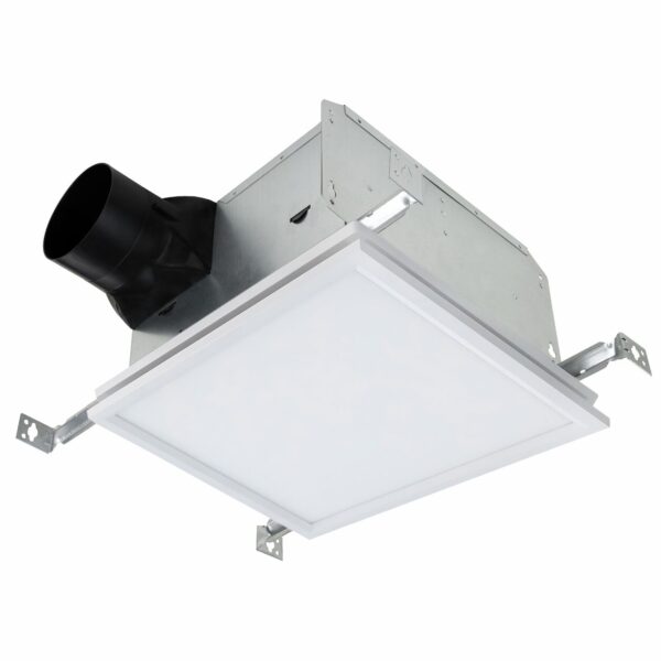 110 CFM Bath Fan With Modern LED Light & Humidity Sensor