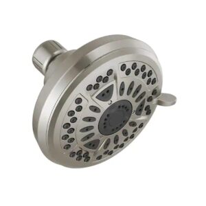 Delta 6-Spray Fixed Shower Head in Brushed Nickel