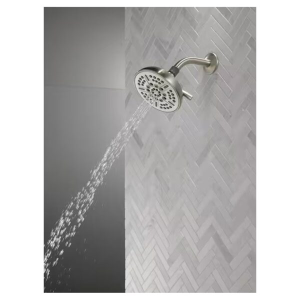 Delta 8-Spray 6 Fixed Shower Head in Brushed Nickel lifestyle