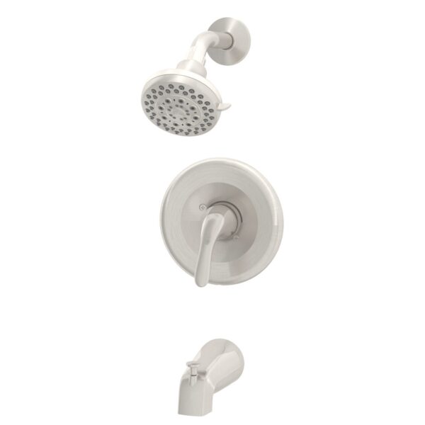 Essentials Single-Handle Tub Shower Faucet In Brushed Nickel SKU #644023