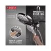 HydroRain Two-in-One 4-Spray Patterns 6 in. Wall Mount Dual Shower Heads with MagnaTite in Chrome