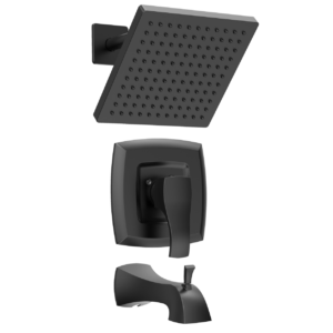 Laza Single-Handle Tub/Shower Faucet In Matte Black