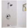 Moen Adler Single-Handle Tub Shower Faucet In Chrome lifestyle