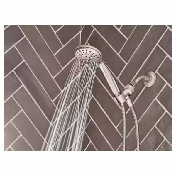 Moen Attune 6-Spray 4" Shower Head Brushed Nickel lifestyle