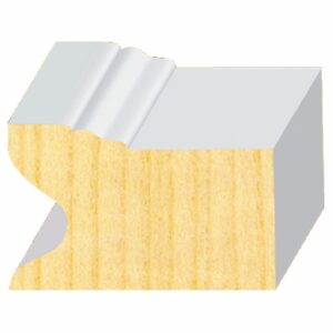 1-1/4" x 2" x 17' Primed FJ Pine #180 Eastern Brick Mold with Stucco Key